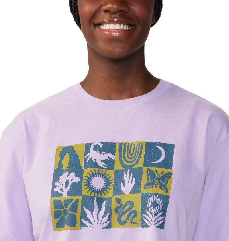 Desert Check Boxy SS - Womens - Image 3