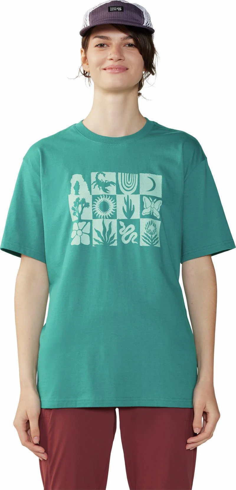 Desert Check Boxy SS - Womens - Image 7