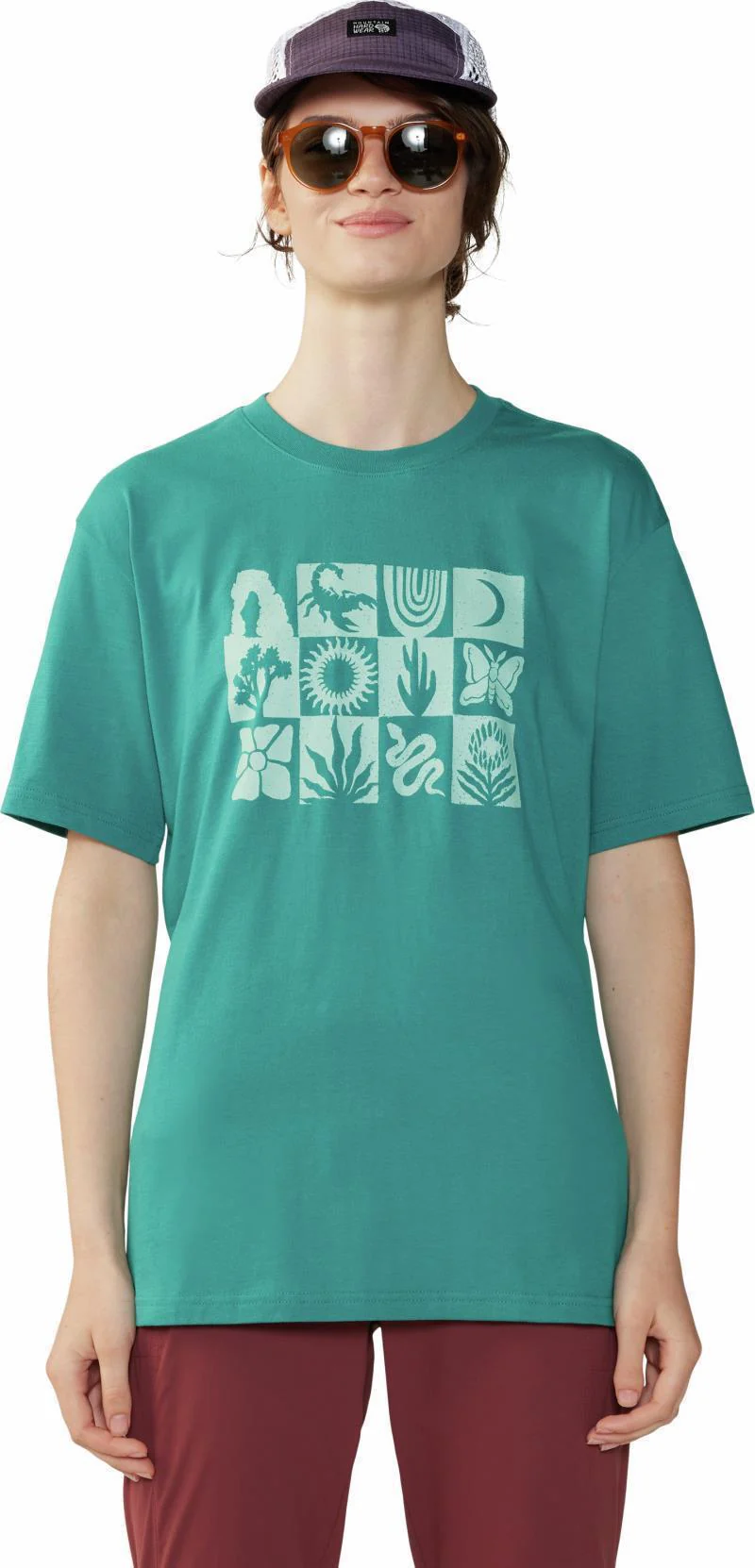 Desert Check Boxy SS - Womens - Image 8