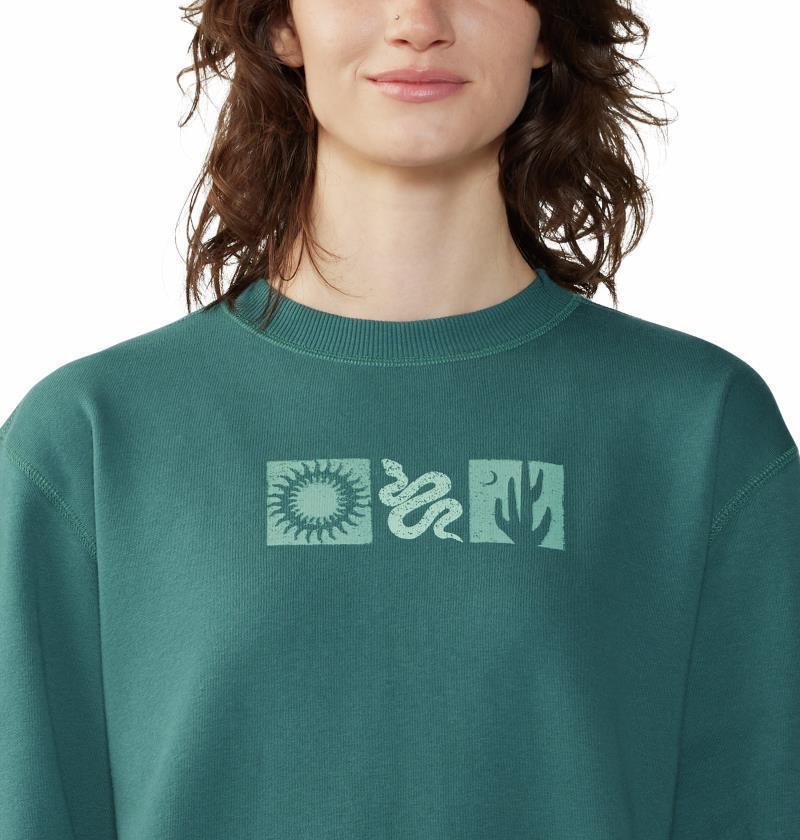 Desert Check Pullover Crew - Womens - Image 10