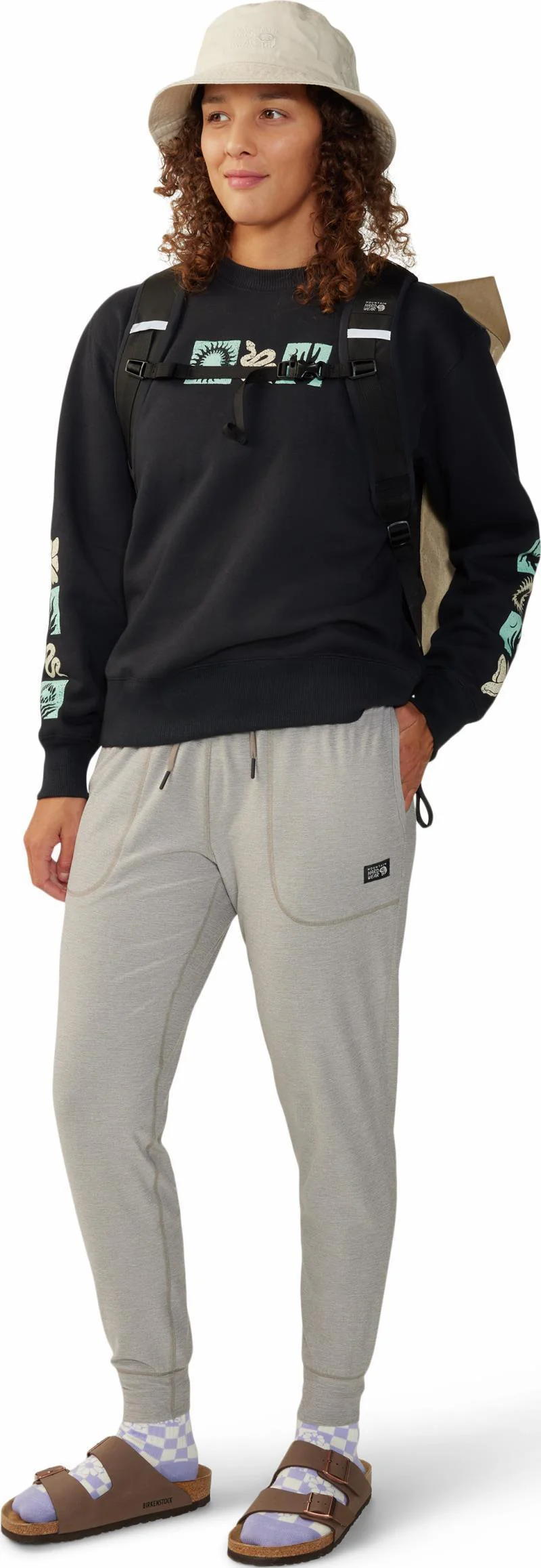 Desert Check Pullover Crew - Womens - Image 19