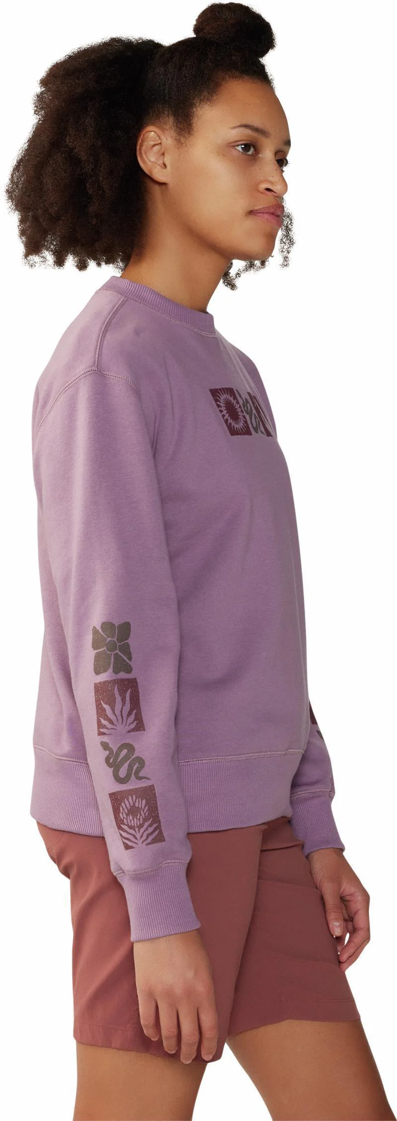 Desert Check Pullover Crew - Womens - Image 3