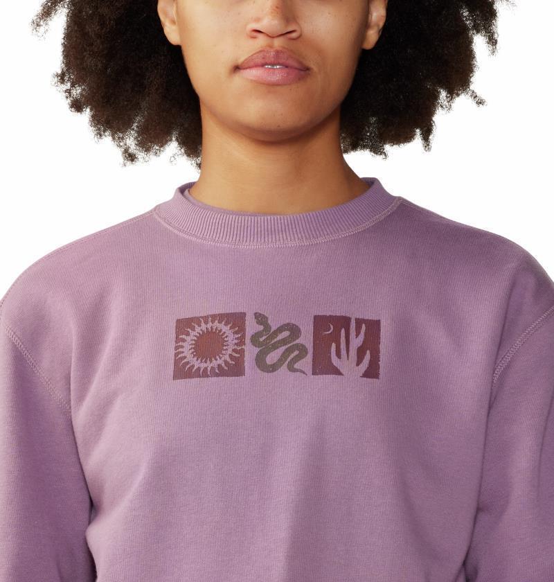 Desert Check Pullover Crew - Womens - Image 4