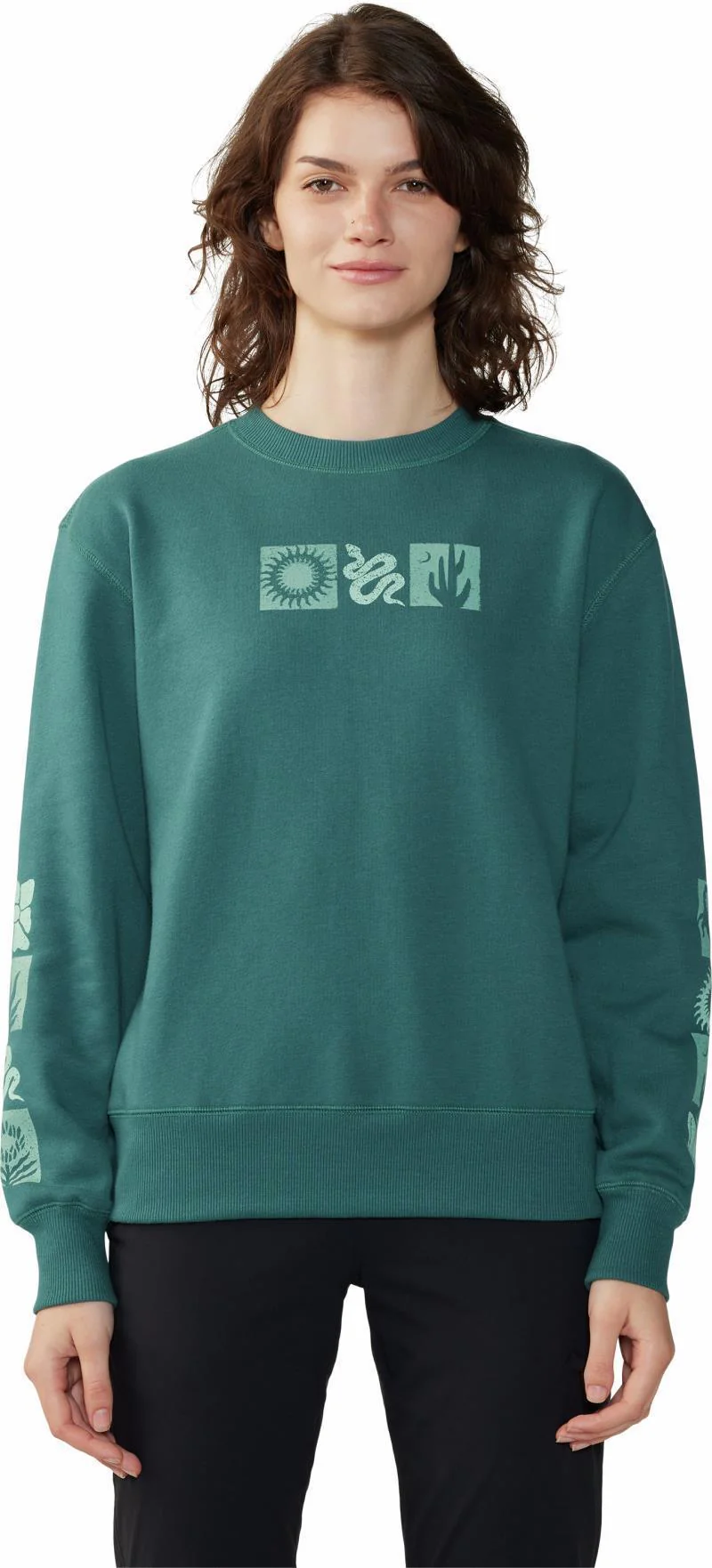 Desert Check Pullover Crew - Womens - Image 6