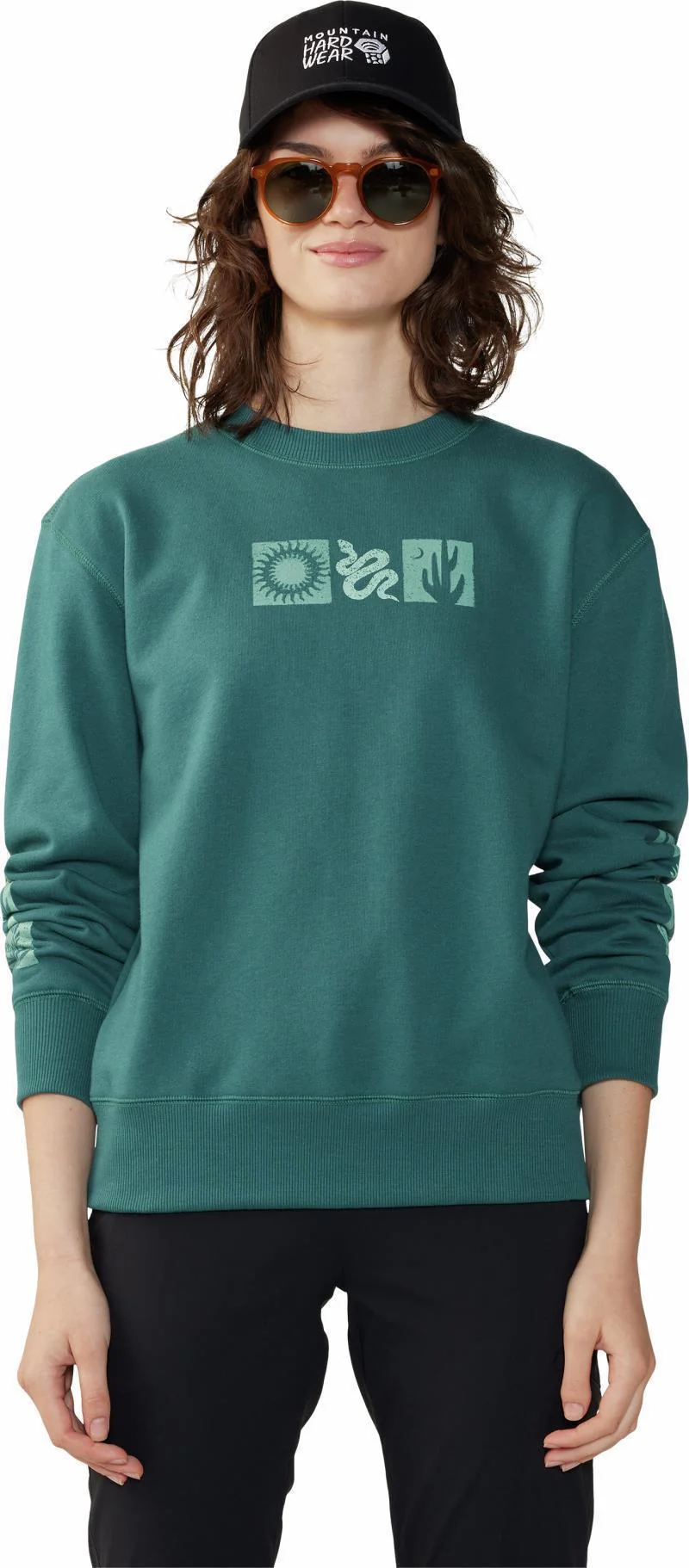 Desert Check Pullover Crew - Womens - Image 8