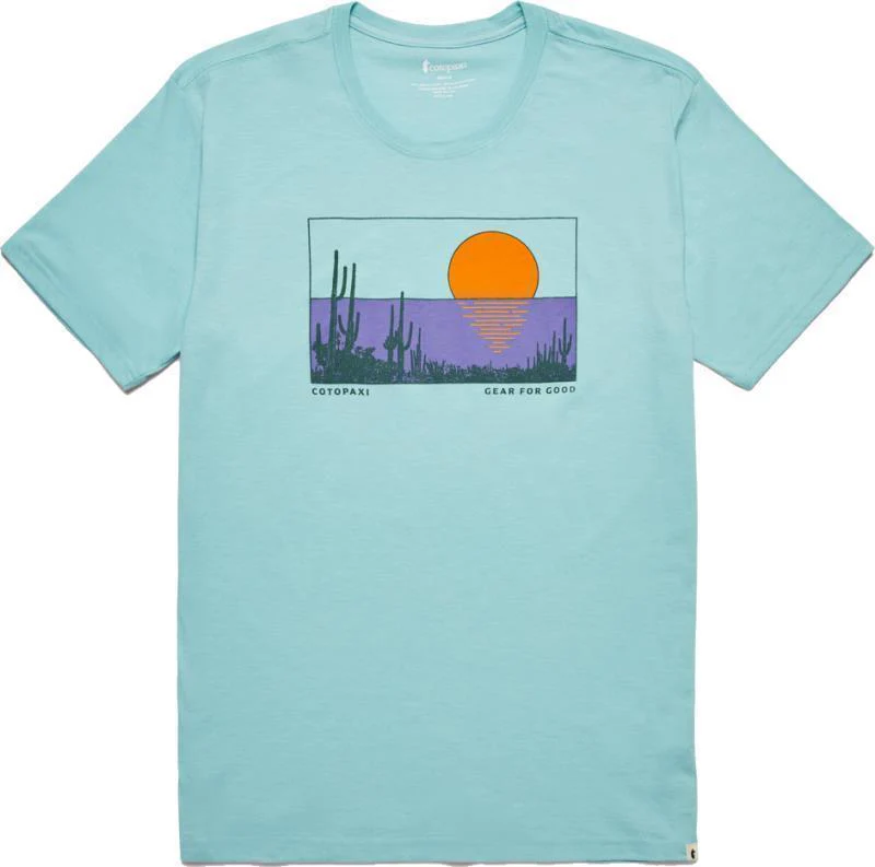 Desert View Organic T-Shirt - Mens - Image 3