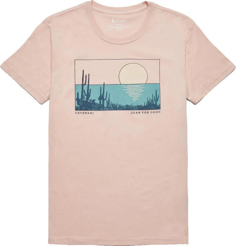 Desert View Organic T-Shirt - Womens - Image 3