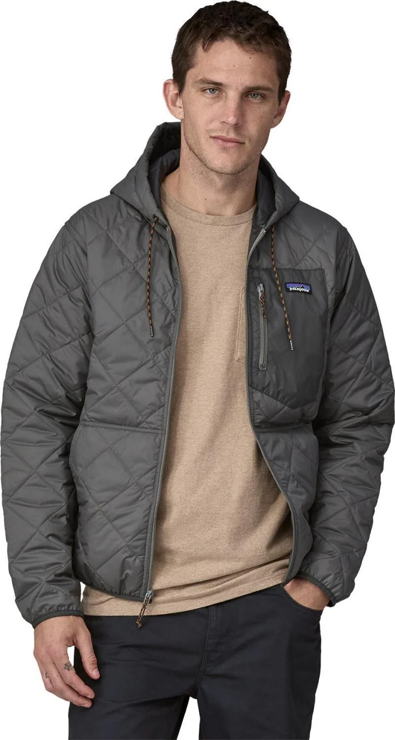 Diamond Quilted Bomber Hoody - Mens - Image 17