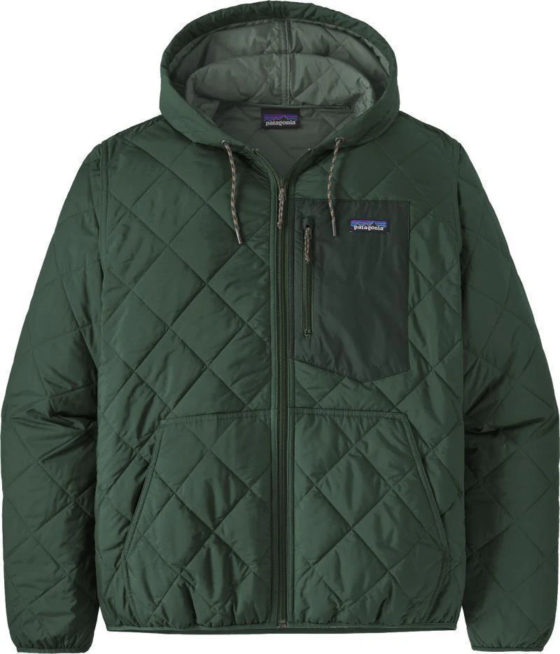 Diamond Quilted Bomber Hoody - Mens - Image 26