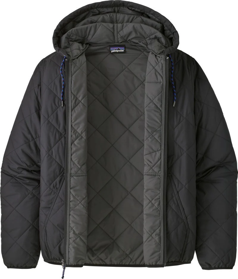 Diamond Quilted Bomber Hoody - Mens - Image 3