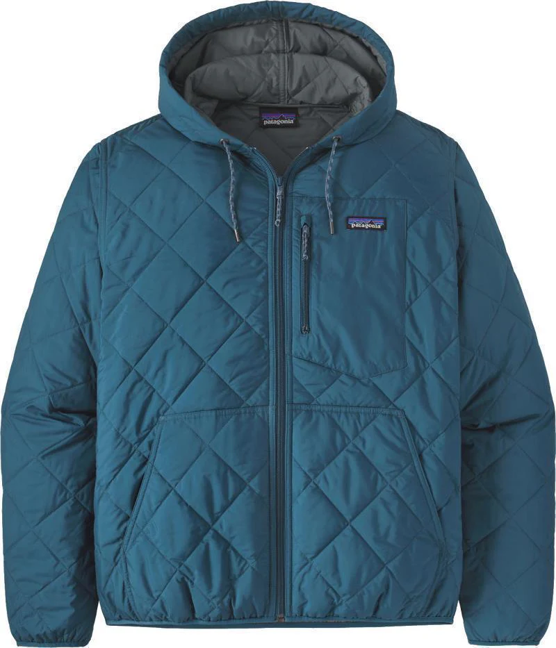 Diamond Quilted Bomber Hoody - Mens - Image 49