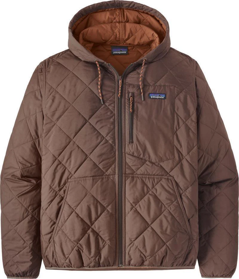 Diamond Quilted Bomber Hoody - Mens - Image 8