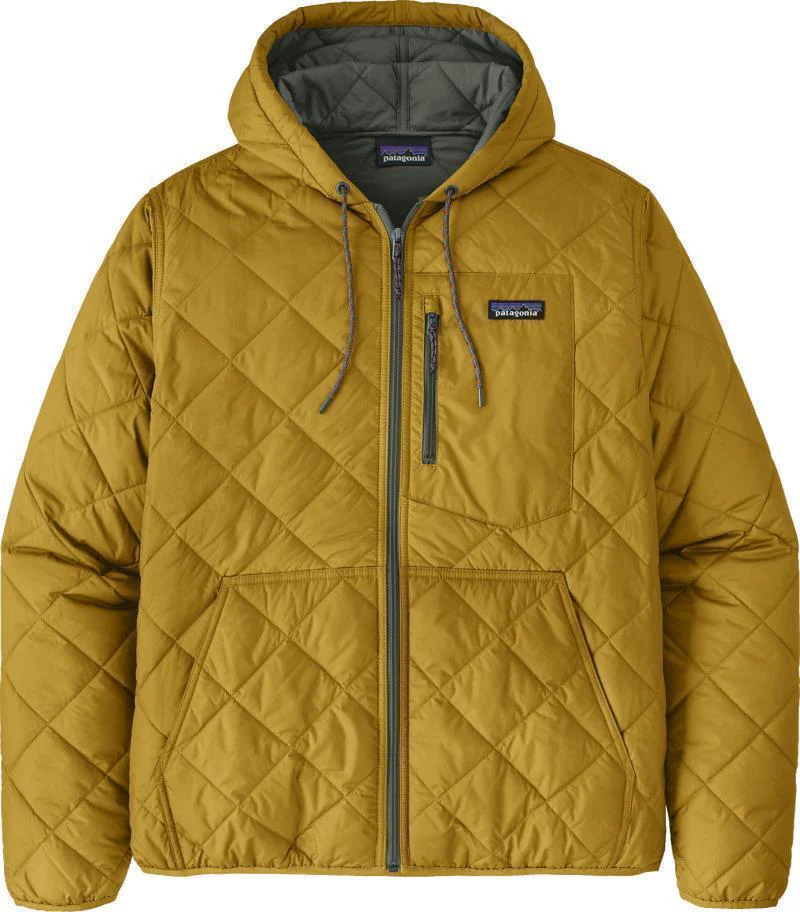 Diamond Quilted Bomber Hoody - Mens - Image 9