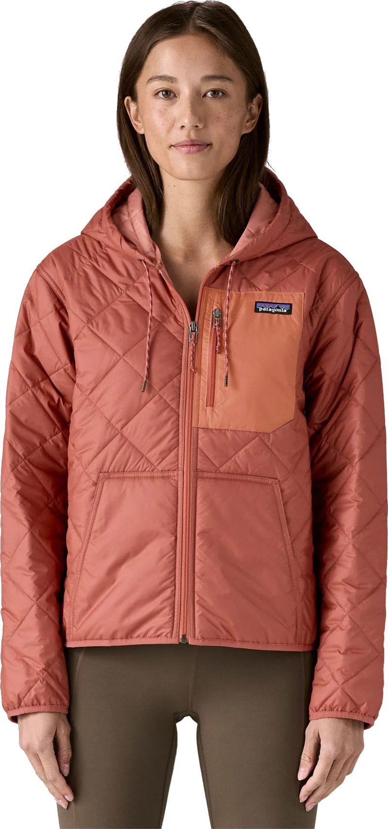 Diamond Quilted Bomber Hoody - Womens - Image 5