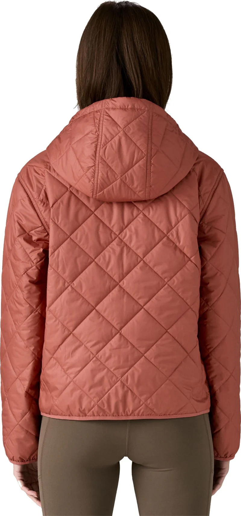 Diamond Quilted Bomber Hoody - Womens - Image 6