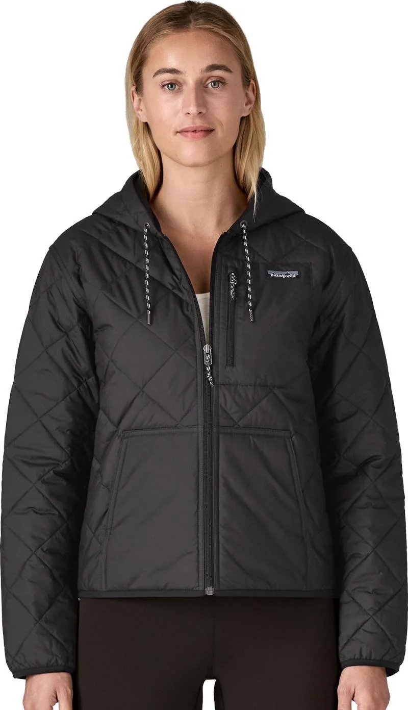 Diamond Quilted Bomber Hoody - Womens - Image 8