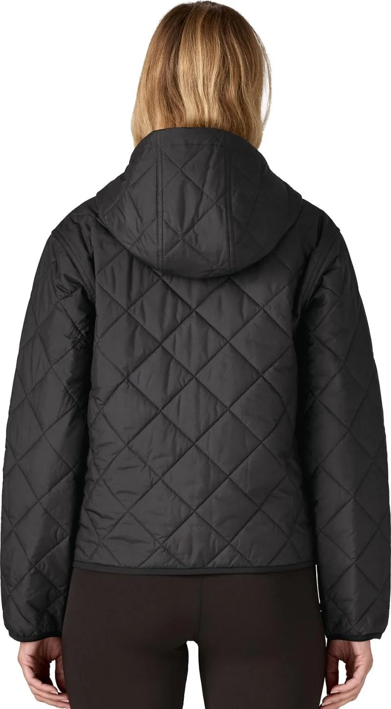 Diamond Quilted Bomber Hoody - Womens - Image 9