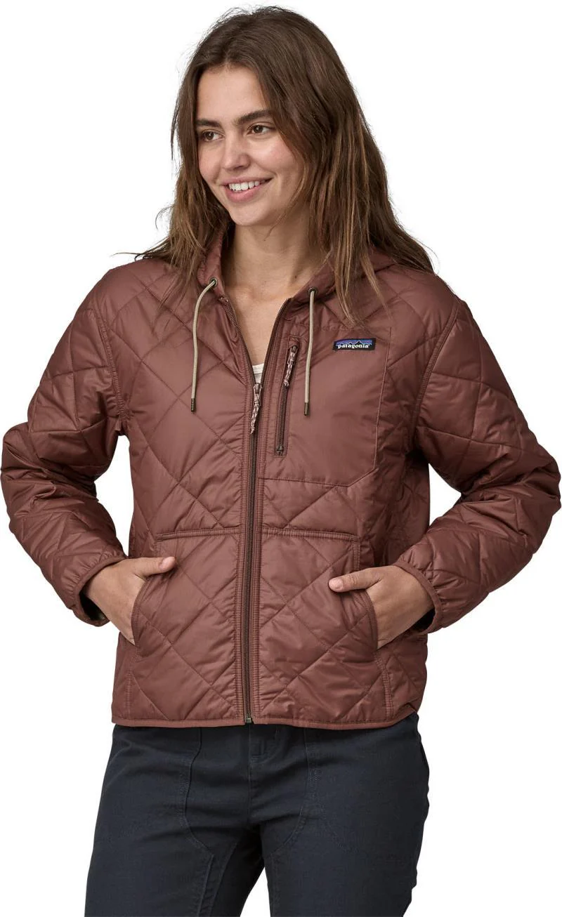 Diamond Quilted Bomber Hoody - Womens - Image 10