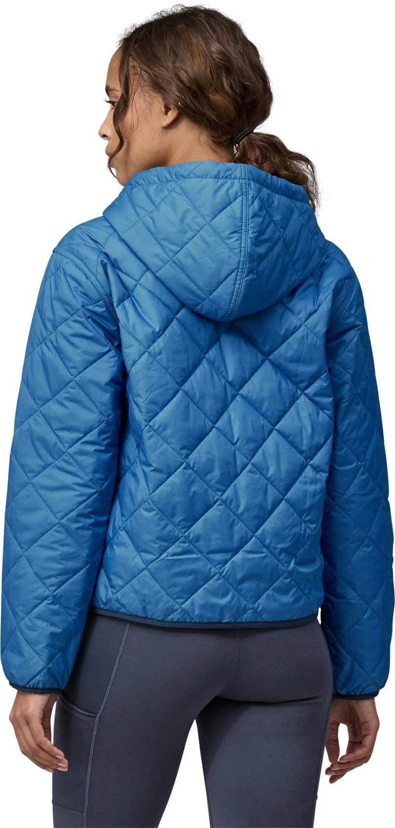 Diamond Quilted Bomber Hoody - Womens - Image 14