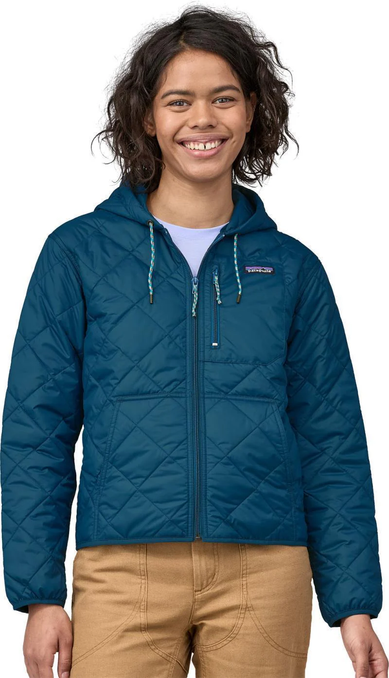 Diamond Quilted Bomber Hoody - Womens - Image 16