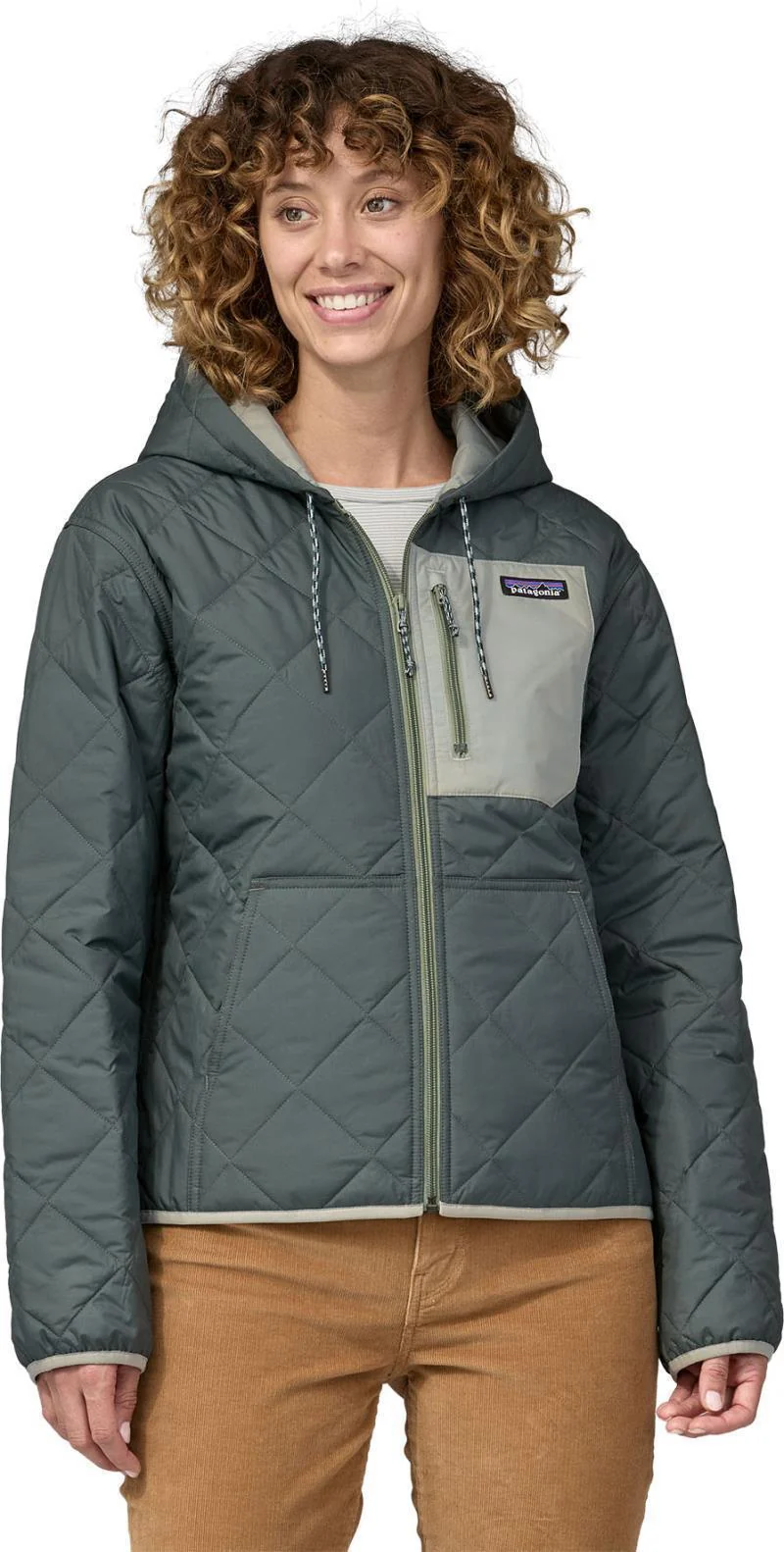 Diamond Quilted Bomber Hoody - Womens - Image 22