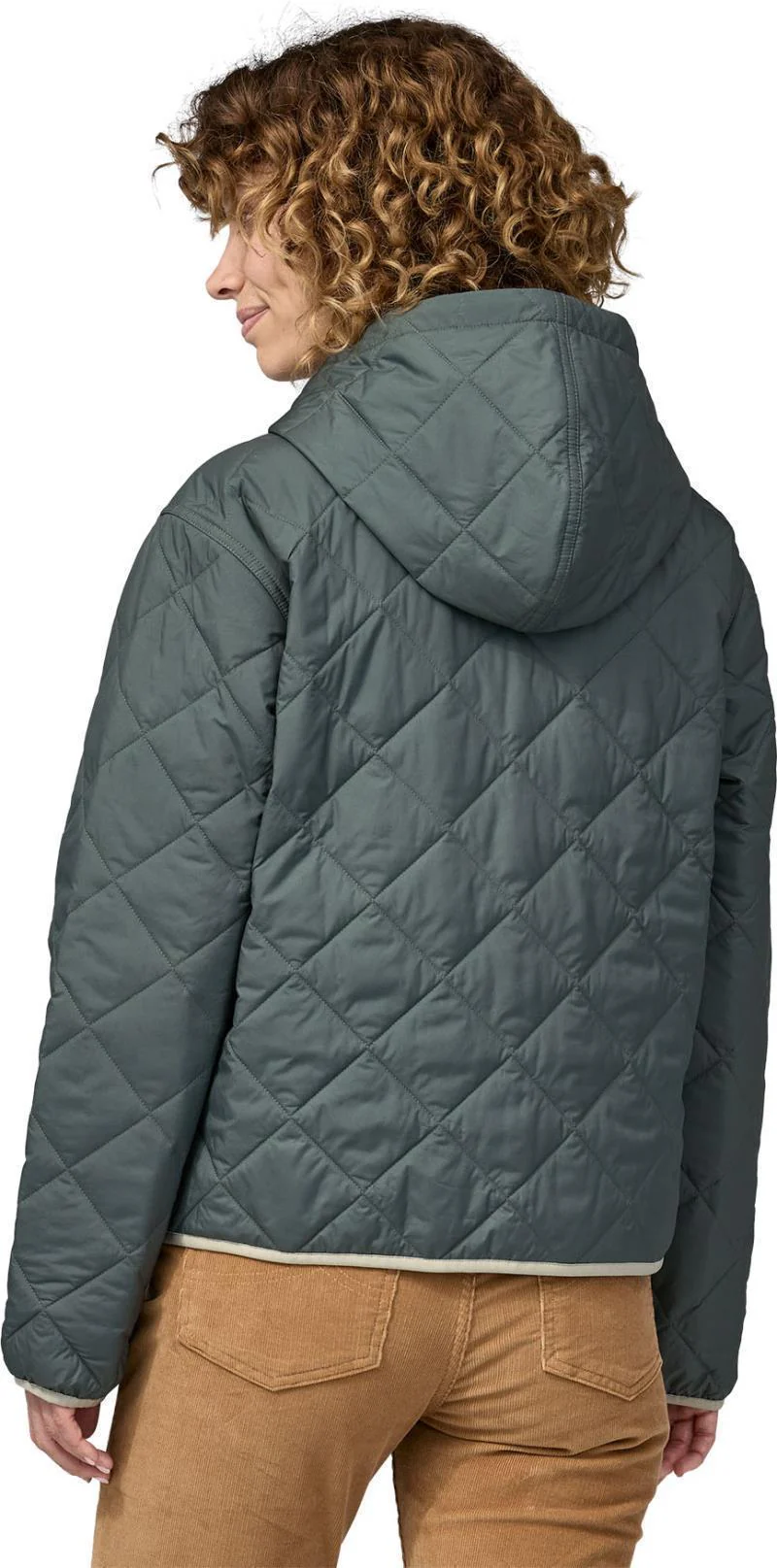 Diamond Quilted Bomber Hoody - Womens - Image 23