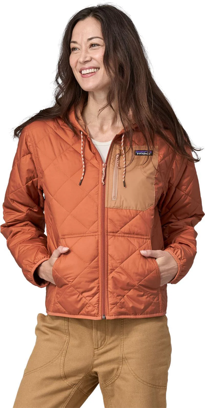 Diamond Quilted Bomber Hoody - Womens - Image 27