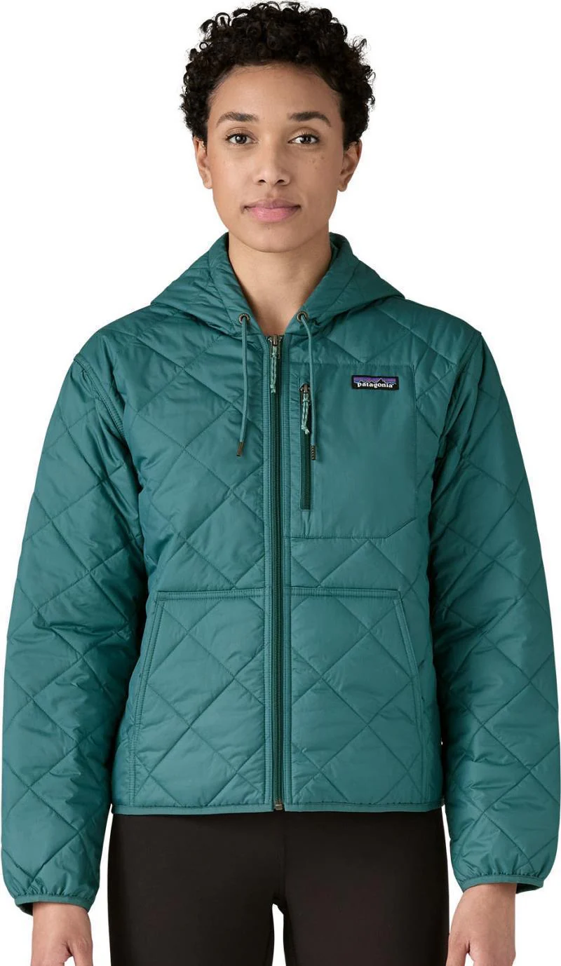 Diamond Quilted Bomber Hoody - Womens - Image 38