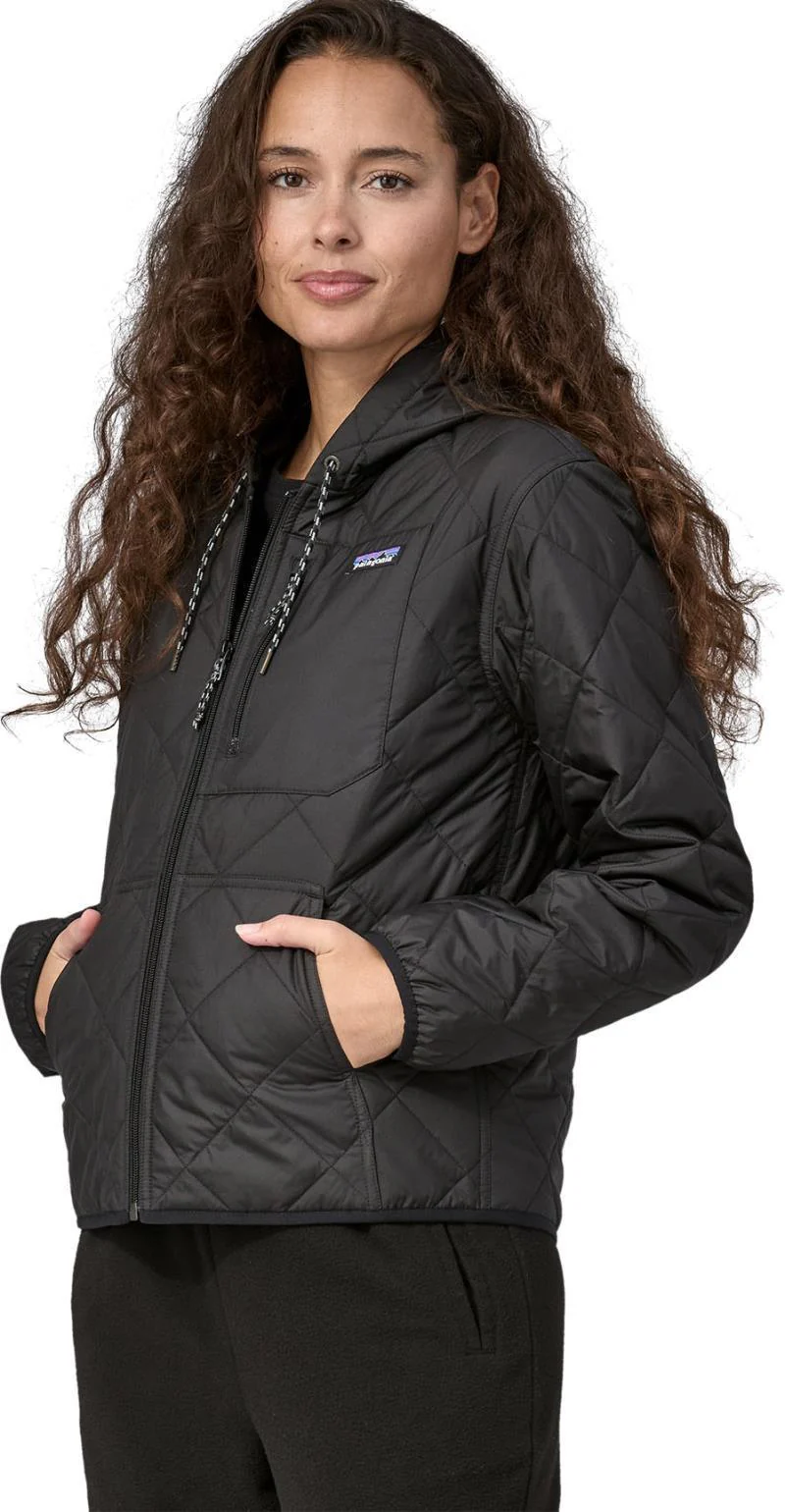 Diamond Quilted Bomber Hoody - Womens - Image 4