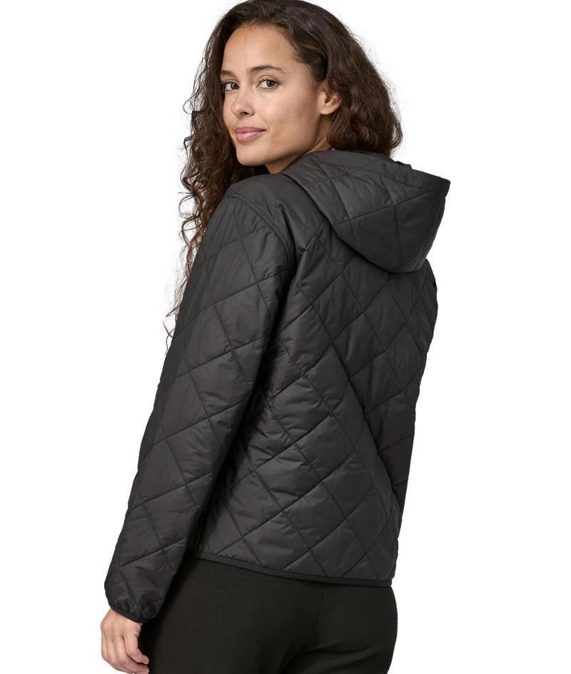 Diamond Quilted Bomber Hoody - Womens - Image 5