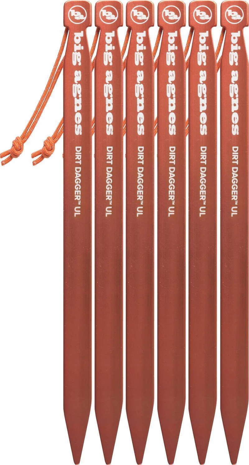 Dirt Dagger UL 6" Tent Stakes - 6 Pack