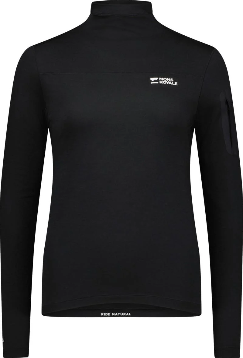 Diversion Merino Mock Neck LS - Womens - Image 4