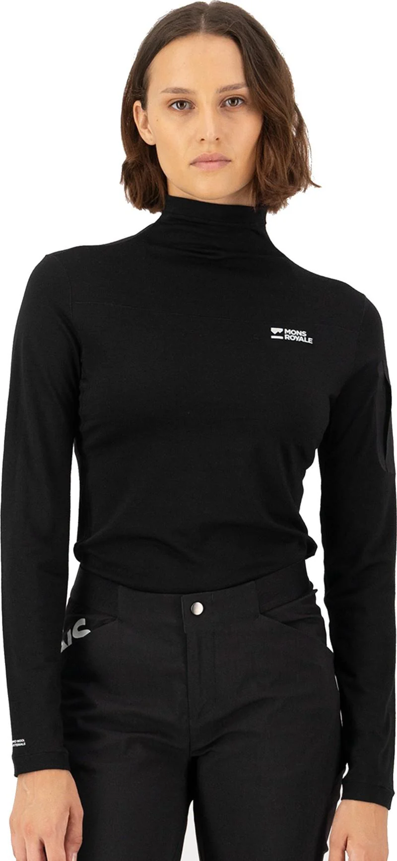 Diversion Merino Mock Neck LS - Womens - Image 5