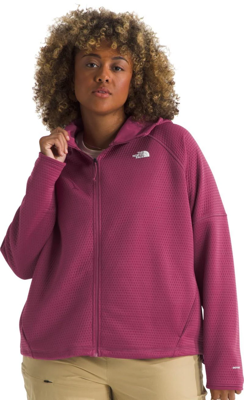 Dotknit Thermal Full Zip Hoodie, Plus - Womens - Image 10