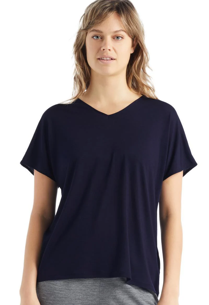Merino Blend  Drayden Reversible SS Top - Womens - Image 4