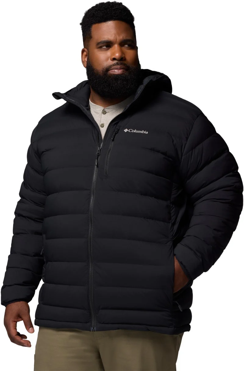 Drift Peak Stretch Down Hooded Jacket, Extended - Mens - Image 7