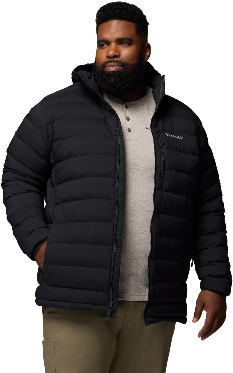 Drift Peak Stretch Down Hooded Jacket, Extended - Mens - Image 9