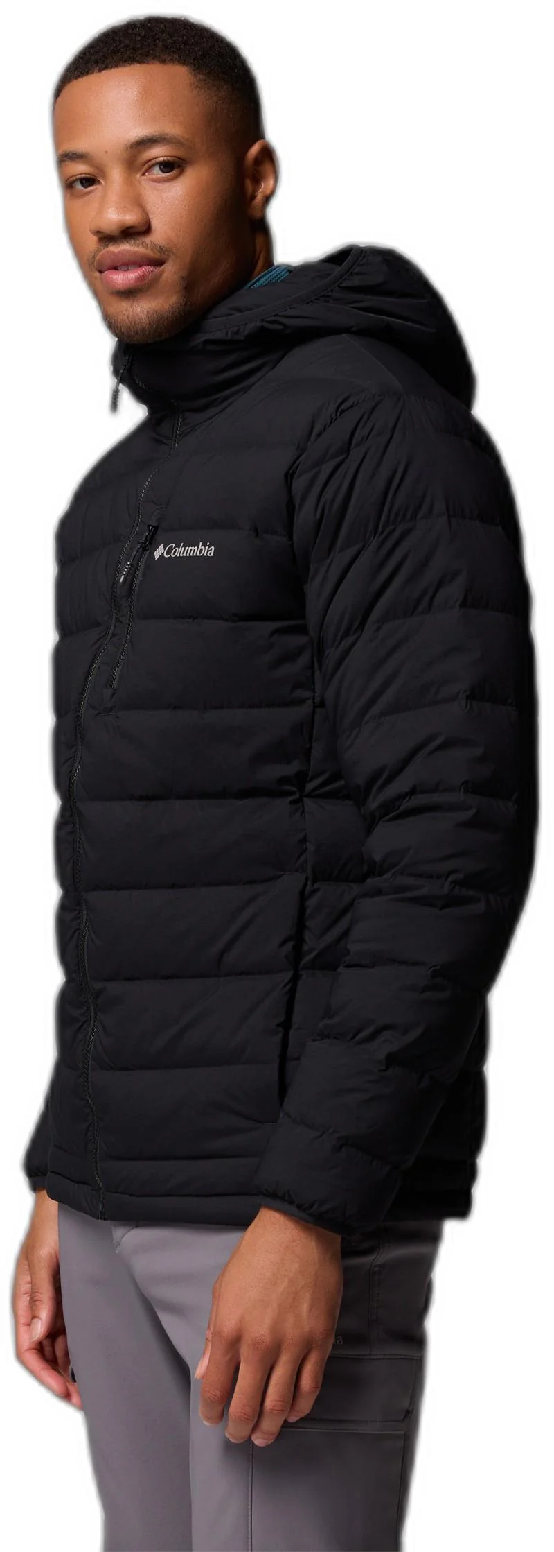 Drift Peak Stretch Down Hooded Jacket - Mens - Image 3