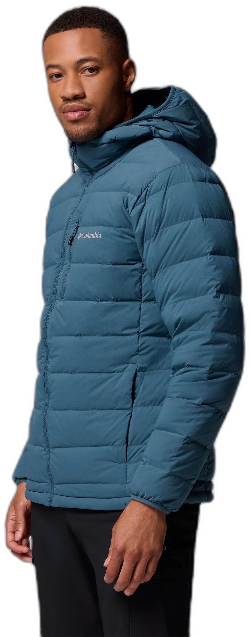 Drift Peak Stretch Down Hooded Jacket - Mens - Image 7