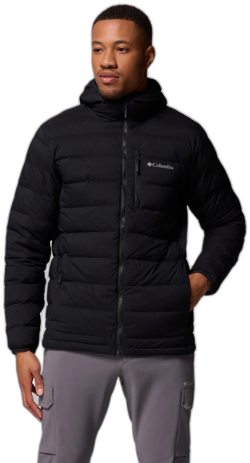 Drift Peak Stretch Down Hooded Jacket, Tall - Mens
