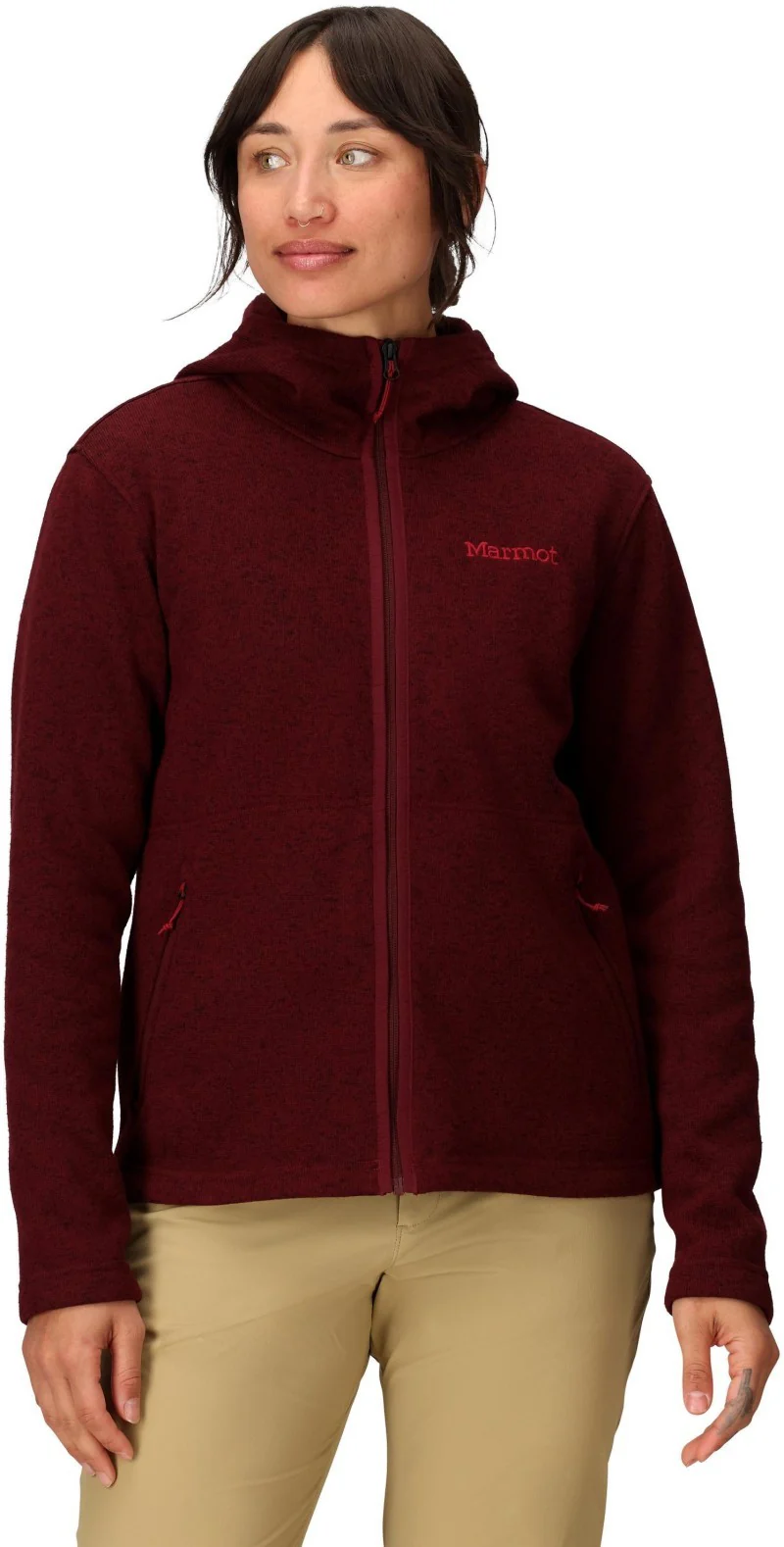 Drop Line Full Zip Hoody - Womens