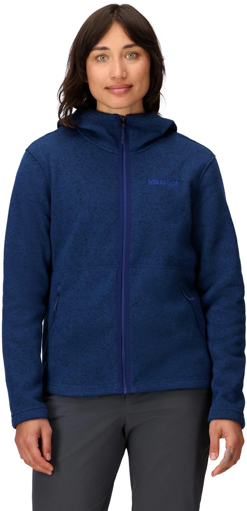 Drop Line Full Zip Hoody - Womens - Image 4
