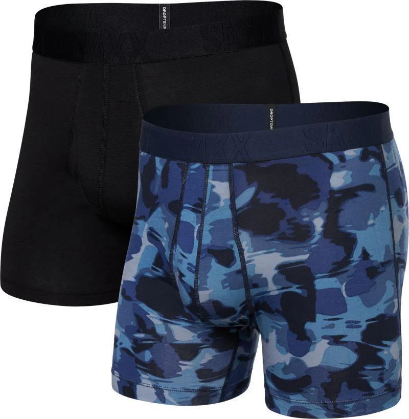 DropTemp Cooling Cotton Boxer Briefs w/ Fly, 5" Inseam - Mens - 2 Pack - Image 10