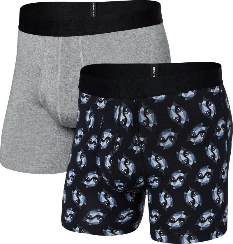 DropTemp Cooling Cotton Boxer Briefs w/ Fly, 5" Inseam - Mens - 2 Pack - Image 2