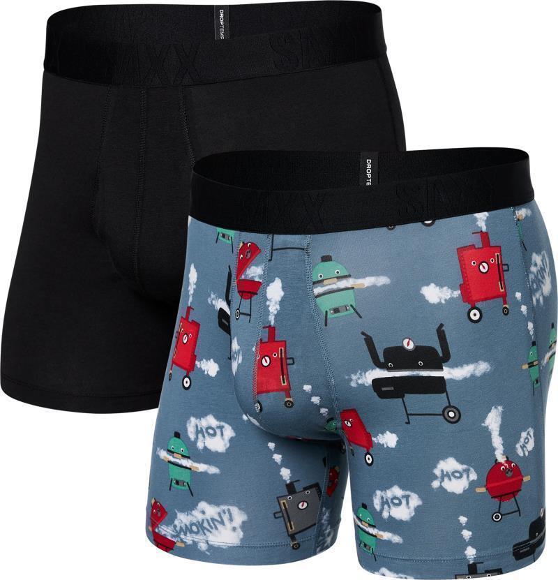 DropTemp Cooling Cotton Boxer Briefs w/ Fly, 5" Inseam - Mens - 2 Pack - Image 5