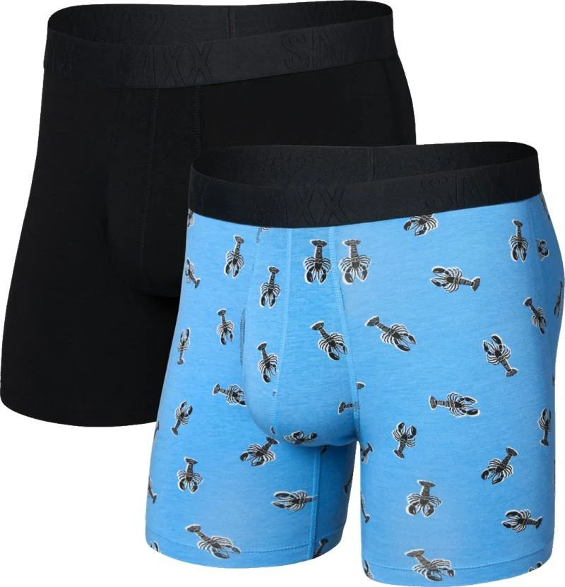 DropTemp Cooling Cotton Boxer Briefs w/ Fly, 6" Inseam - Mens - 2 Pack - Image 6