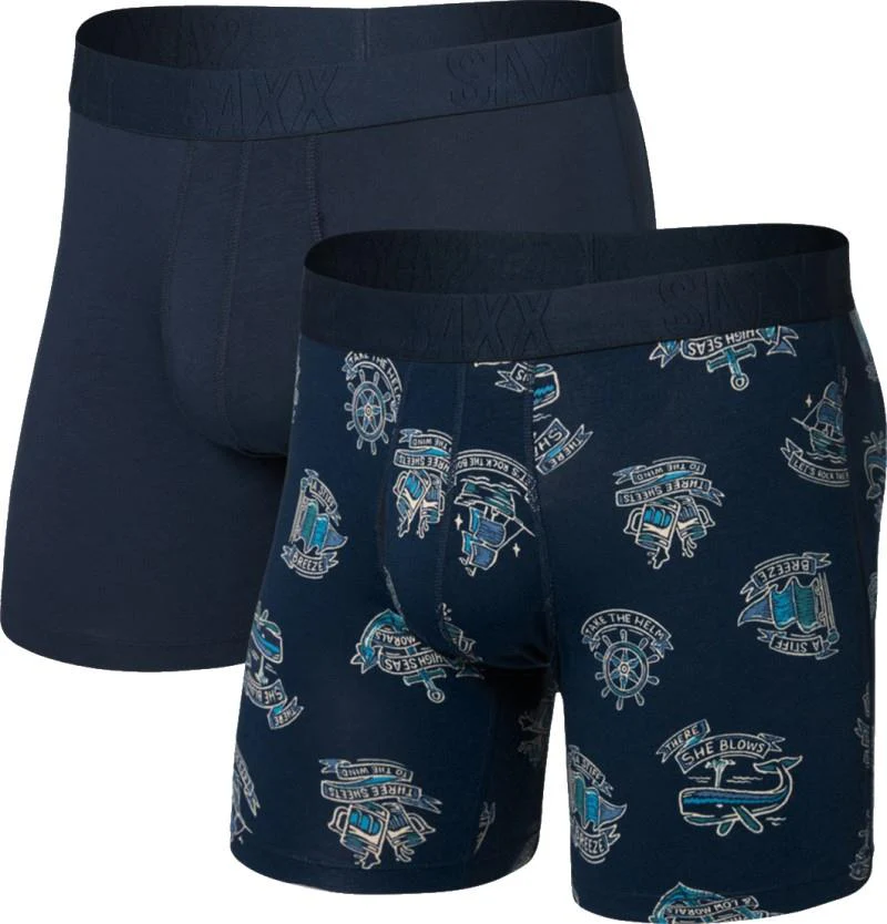 DropTemp Cooling Cotton Boxer Briefs w/ Fly, 6" Inseam - Mens - 2 Pack - Image 8
