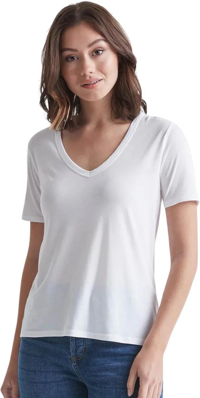 Dura-Soft Only V-Neck Tee - Womens - Image 5