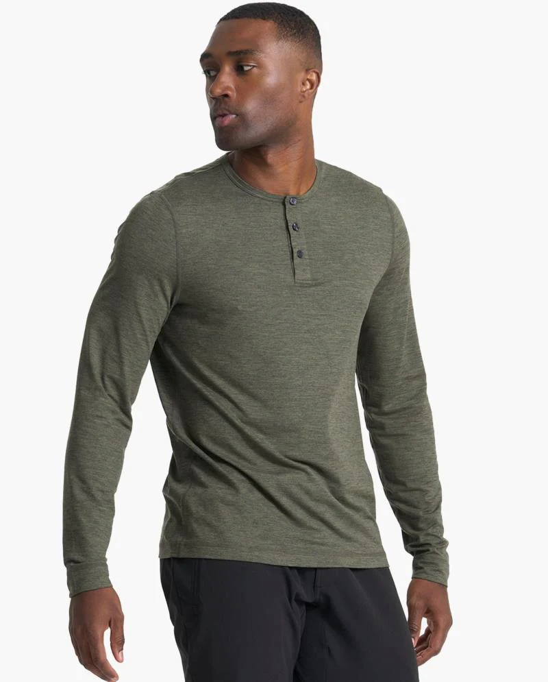 Ease Performance LS Henley - Mens - Image 9