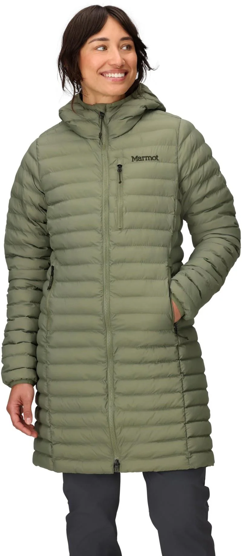 Echo Featherless Long Jacket - Womens - Image 11